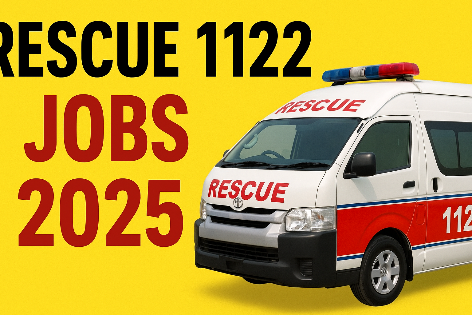 Rescue 1122 Jobs 2025