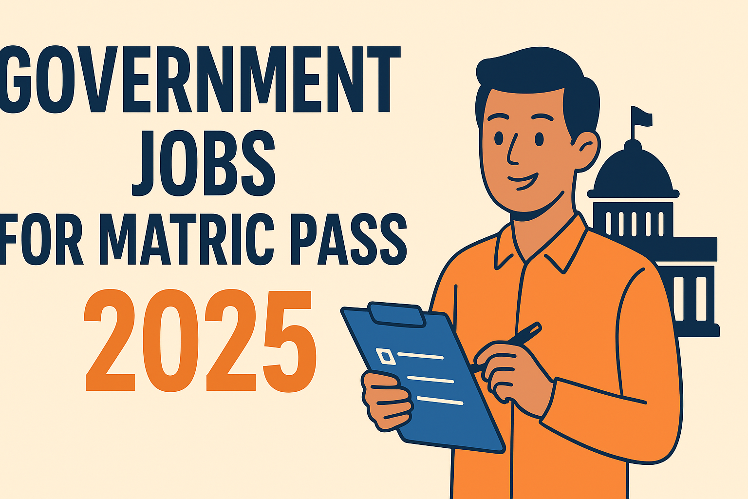 Government Jobs For Matric Pass 2025