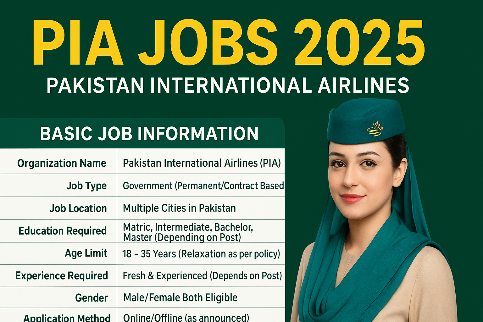 PIA Jobs 2025