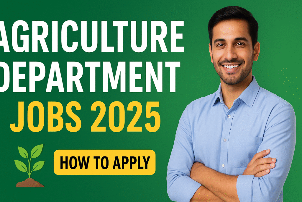 Agriculture Department Jobs 2025