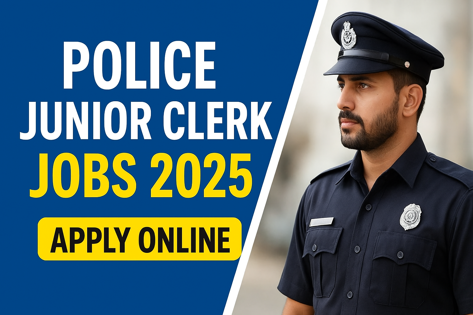 Police Junior Clerk Jobs 2025