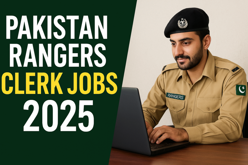 Pakistan Rangers Clerk Jobs 2025