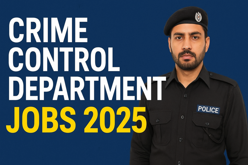 Crime Control Department Jobs 2025,